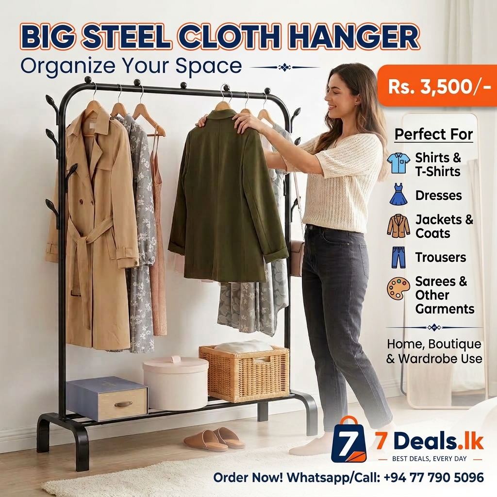 Big Steel Cloth Hanger