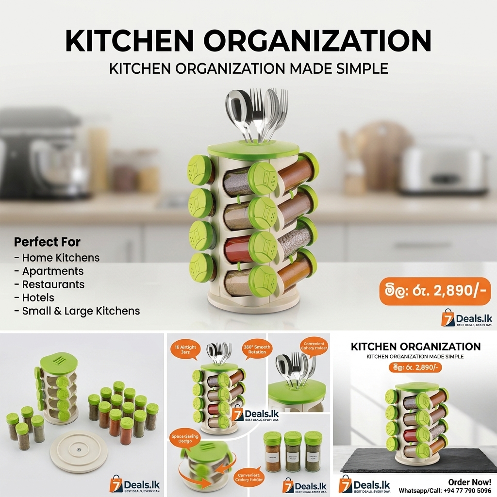 16 PCS Spice Rack